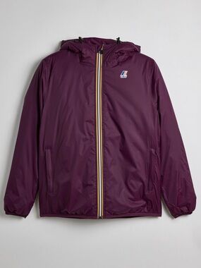 K-Way Men's Claude Orsetto Hooded Fleece Lined Jacket